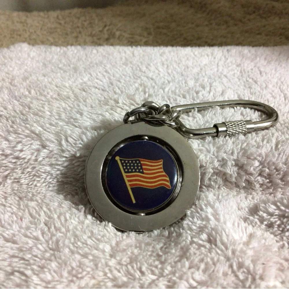 Red Great Seal Keychain with Metal Clip